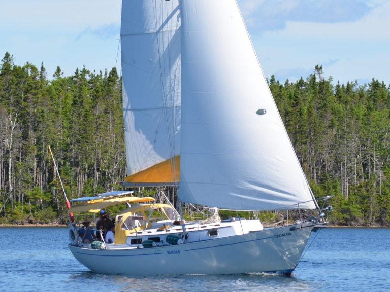 Set sail for adventure on Cape Breton's Bras d'Or Lake in Nova Scotia.